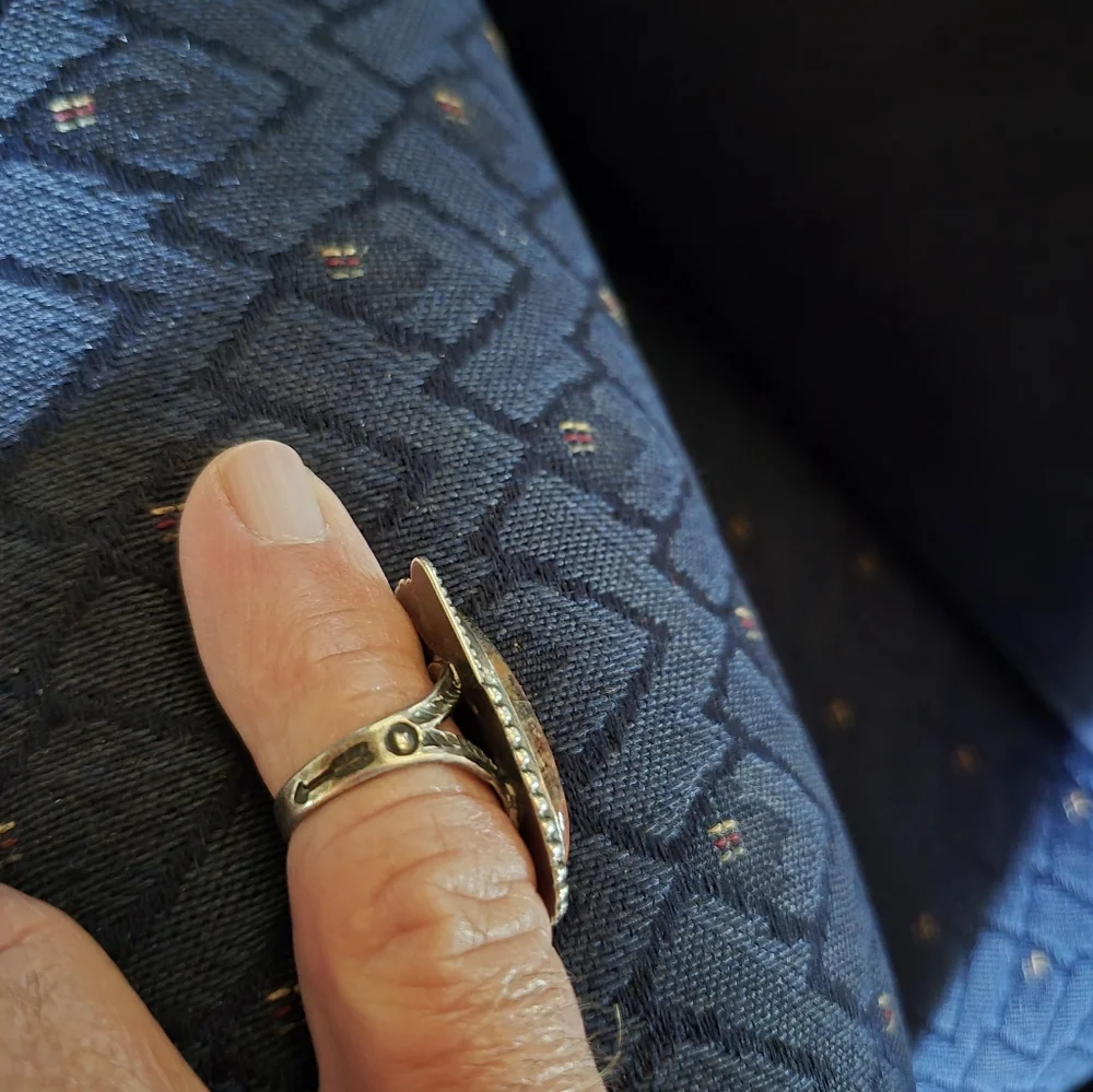 Silver and White Statement Rings Set - Picture 12 of 12